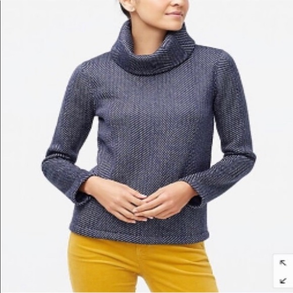 J Crew Funnel neck pullover - Picture 1 of 5